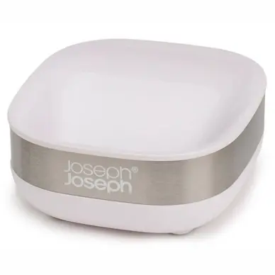 Solde Porte-Savon Joseph Joseph Salle de Bain Steel Slim Porte-Savon Blanc